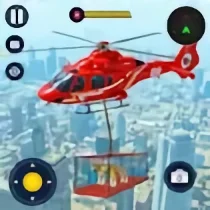 Animal Helicopter Rescue Game