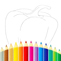 Fruits And Vegetables Coloring For Kids Printable