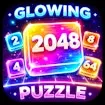 Glowing 2048 Puzzle