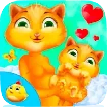 Kitty Take Care New Born Baby