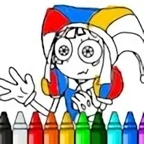 Pomni Coloring Book