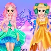 Princess In Colourful Wonderland