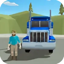 Truck and Police